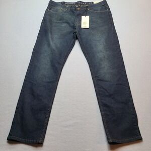 Rugby University Jeans Mens 40x30 Blue New Dynamic Stretch Straight Leg Denim